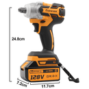 Conjunto de ferramentas 4 em 1: Adequado para baterias de iões de lítio: Berbequim de impacto + Chave de impacto + Berbequim elétrico + Rebarbadora angular. Motor potente | Durável, robusto e fiável. Ideal para remodelações, trabalhos em oficinas e repara