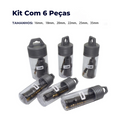 Brocas De Serra De Orifício Resistente |  Kit Com 6 Peças
