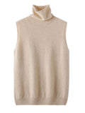 Blusa Feminina Regata de Gola Alta de Lã Ferrazi