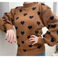 Blusa Feminina de Inverno em Tricô com Coração Ferrazi