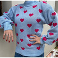 Blusa Feminina de Inverno em Tricô com Coração Ferrazi