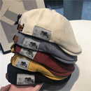 Boina Masculina Clássica de Inverno em Algodão e Linho Ferrazi