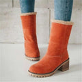 Bota Feminina de Inverno Forrada em Lã Ferrazi