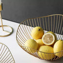 Cesta de Mesa para Frutas e Vegetais de Metal Ferrazi