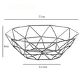 Cesta de Mesa para Frutas e Vegetais de Metal Ferrazi