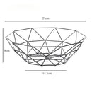 Cesta de Mesa para Frutas e Vegetais de Metal Ferrazi