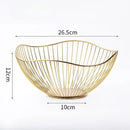 Cesta de Mesa para Frutas e Vegetais de Metal Ferrazi