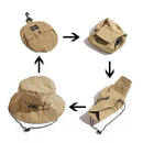 Chapéu Bucket Unissex Anti-UV Dobrável Impermeável Ferrazi