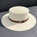 Chapéu Feminino Praia de Palha com Faixa Elegante Ferrazi