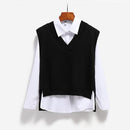 Colete Feminino Tricotado Gola V Ferrazi
