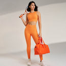 Conjunto Top e Legging Fitness Feminino Ferrazi