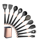 Conjunto de Utensílios de Cozinha com Organizador Inox Ferrazi