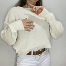 Cropped Feminino Fang com Manga Longa para Inverno Ferrazi