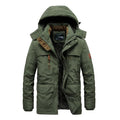 Jaqueta Masculina de Inverno com Capuz Forrada com Lã Ferrazi