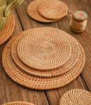 Jogo Americano Sousplat de Rattan Ferrazi