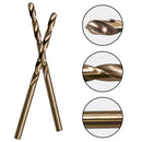 Kit 50 Brocas Revestidas de Aço Inoxidável de Alta Velocidade