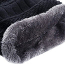 Kit Inverno Completo Unissex Touca de Frio com Gola Forrada e Luva Ferrazi