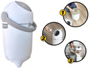 Lixeira Anti Odor com Tampa Selada 10 Litros para Fraldas e Resíduos Ferrazi