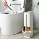 Lixeira Slim Click com Escova de Limpeza para Vaso Sanitário