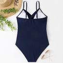 Maiô Feminino de Praia Estampado com Decote em V Ferrazi