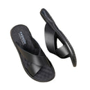 Sandália Masculina Ergonômica de Couro Antiderrapante Ferrazi