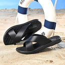 Sandália Masculina Ergonômica de Couro Antiderrapante Ferrazi