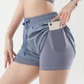 Short Legging Feminino de Cintura Alta com Bolso Ferrazi