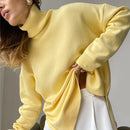 Suéter Feminino Gola Alta Alongado Ferrazi