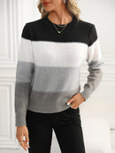 Suéter Feminino de Inverno Casual de Malha Ferrazi
