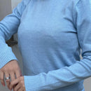 Suéter Feminino de Tricot com Gola Alta para Inverno Ferrazi