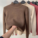 Suéter de Inverno Feminino de Lã Peluciado Ferrazi