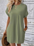 Vestido Feminino Básico com Bolso Lateral Ferrazi