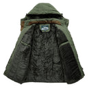 Jaqueta Masculina de Inverno com Capuz Forrada com Lã Ferrazi